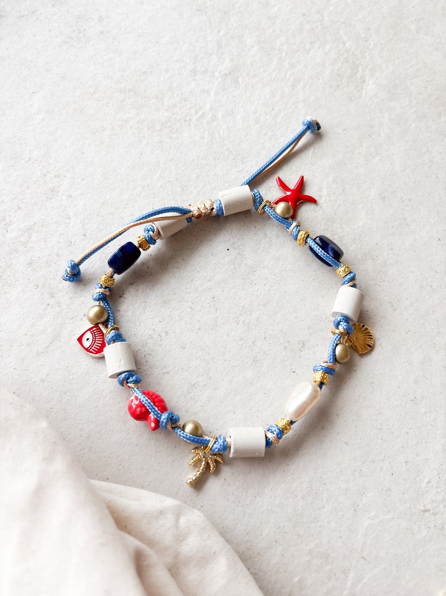 EM Keramik Kette Aloha Lucky Charm