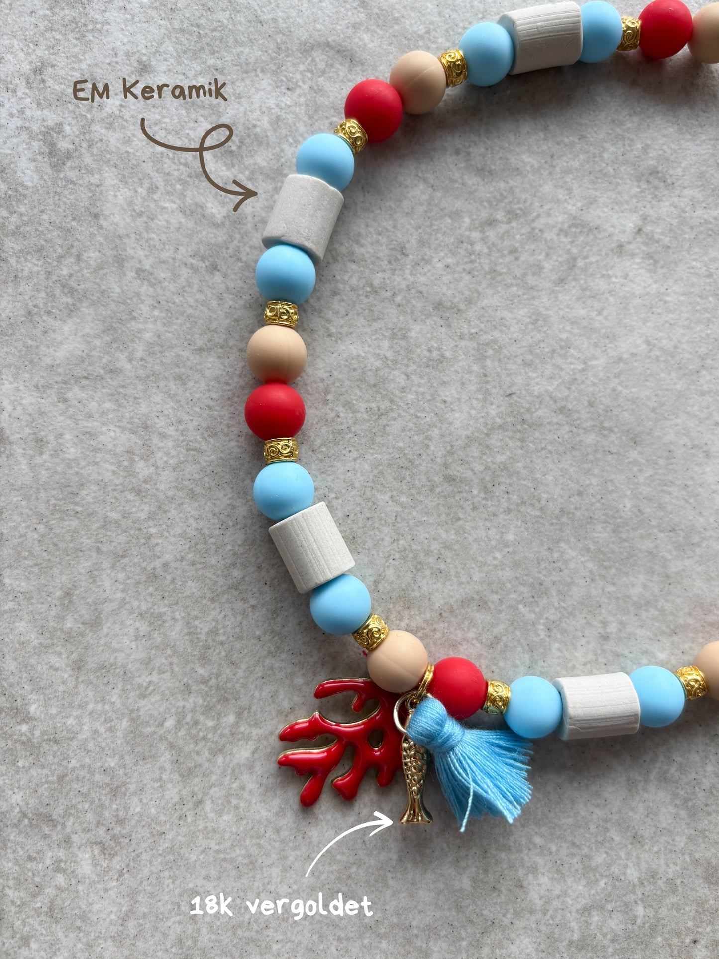 EM Keramik Kette Aloha Coral Coast