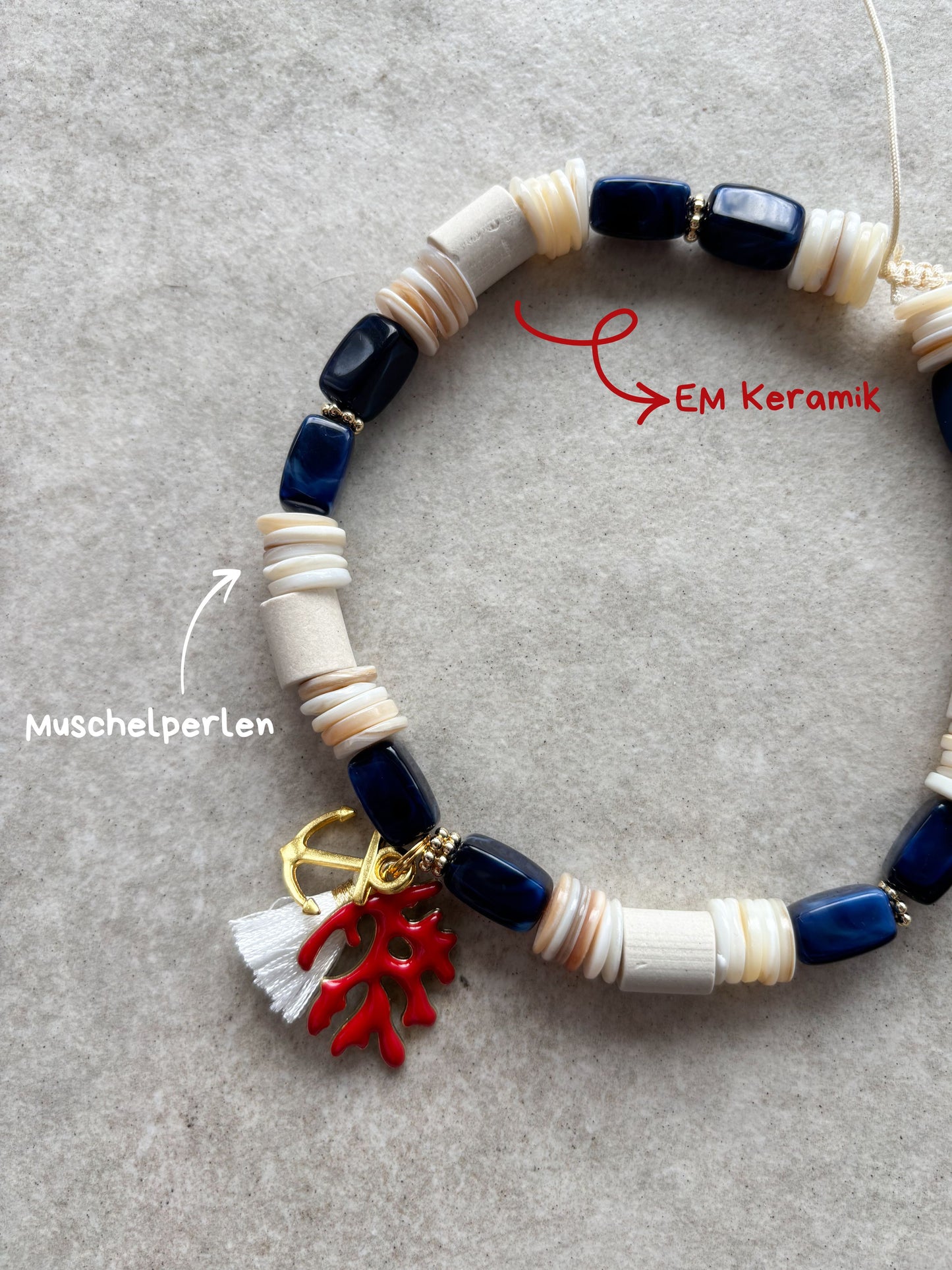 EM Keramik Kette Aloha Coral Bay · Ocean