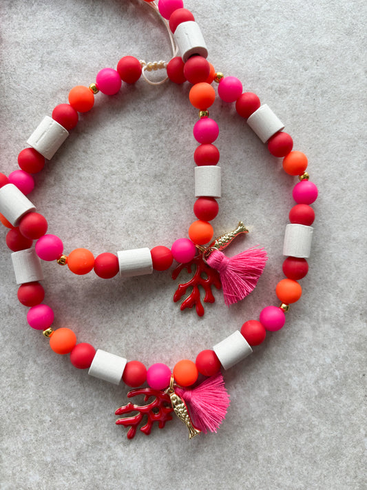 EM Keramik Kette Aloha Coral Bay