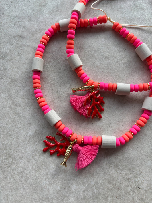 EM Keramik Kette Aloha Coral Reef