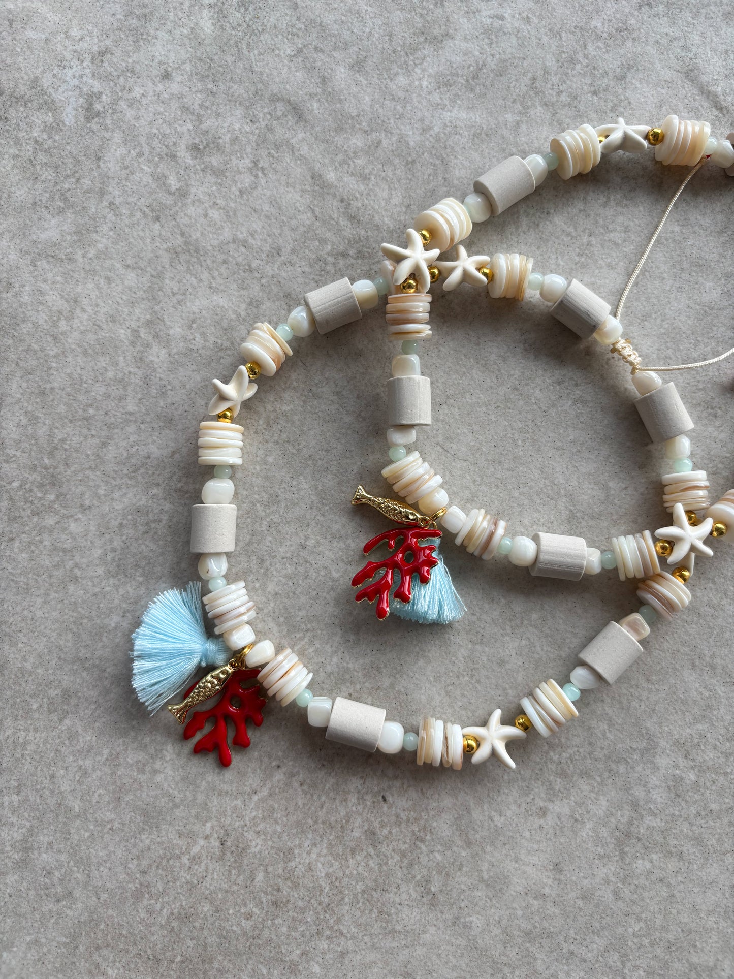 EM Keramik Kette Aloha Coral Maui