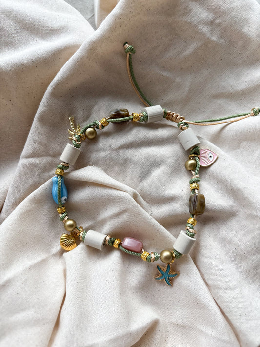 EM Keramik Kette Aloha Island Charm