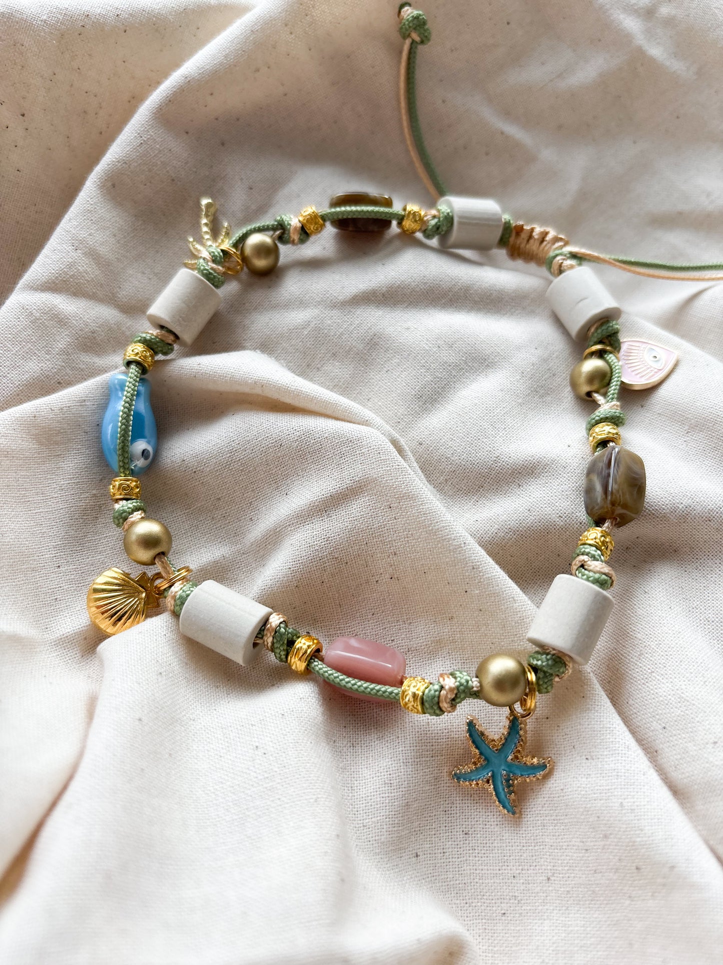 EM Keramik Kette Aloha Island Charm