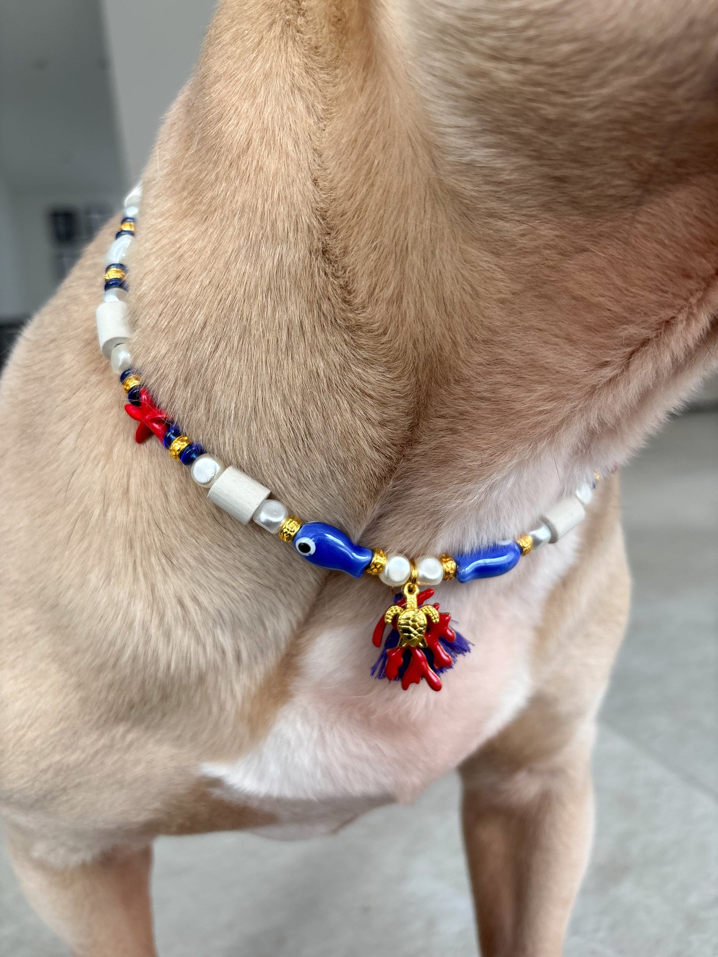 EM Keramik Kette Aloha Coral Pearl
