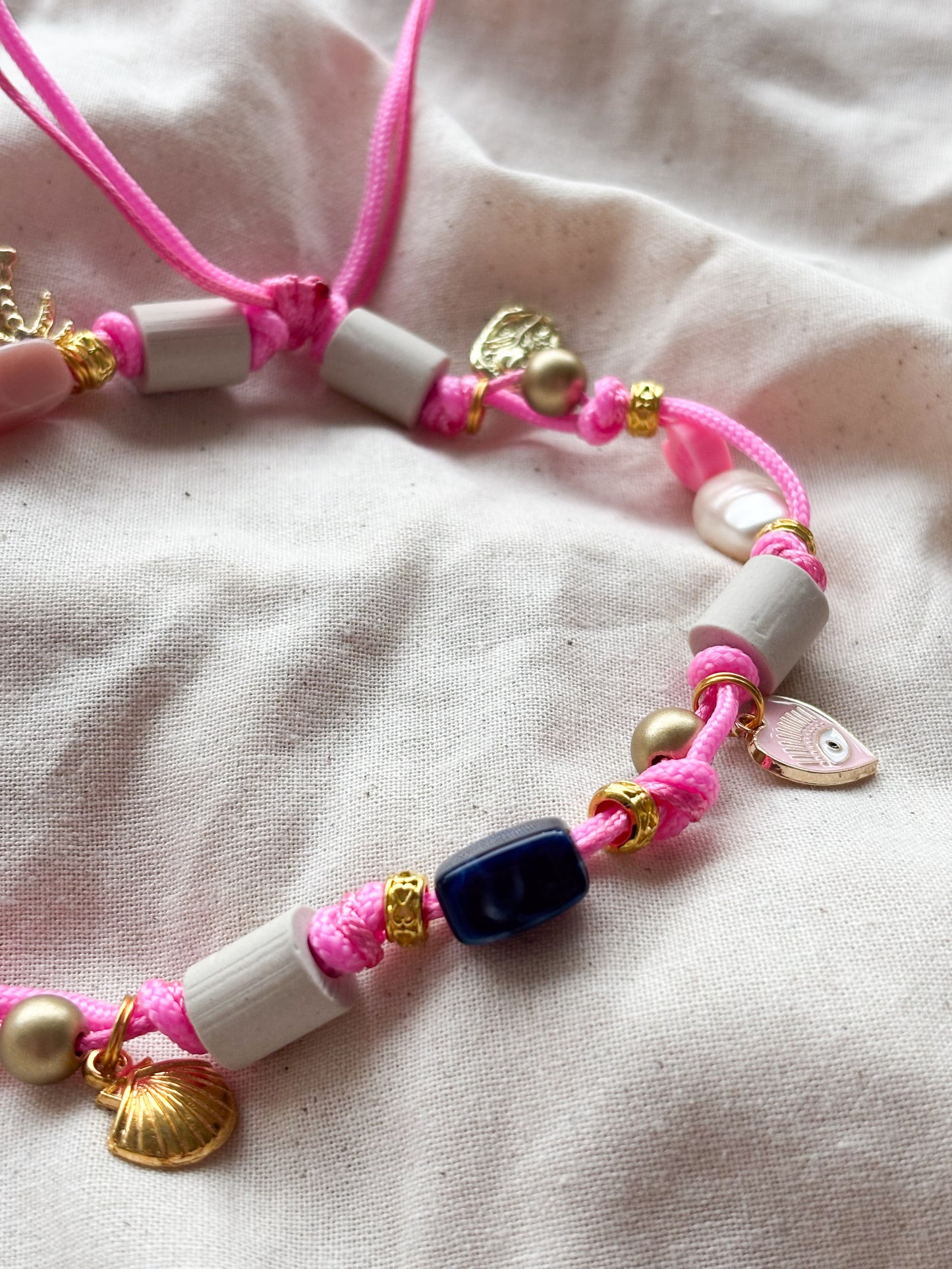 EM Keramik Kette Aloha Pink Charm