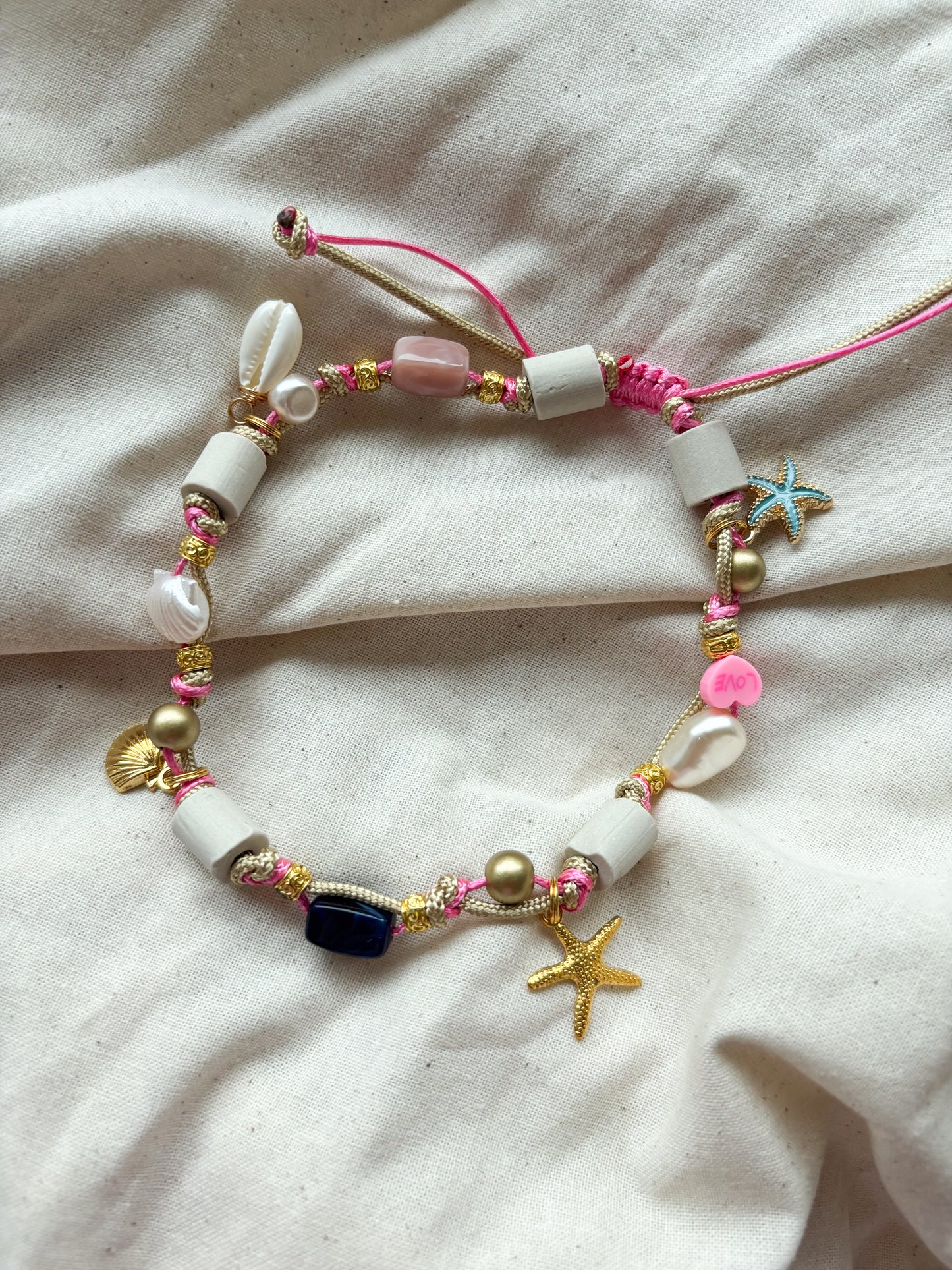 EM Keramik Kette Aloha Rose Charm