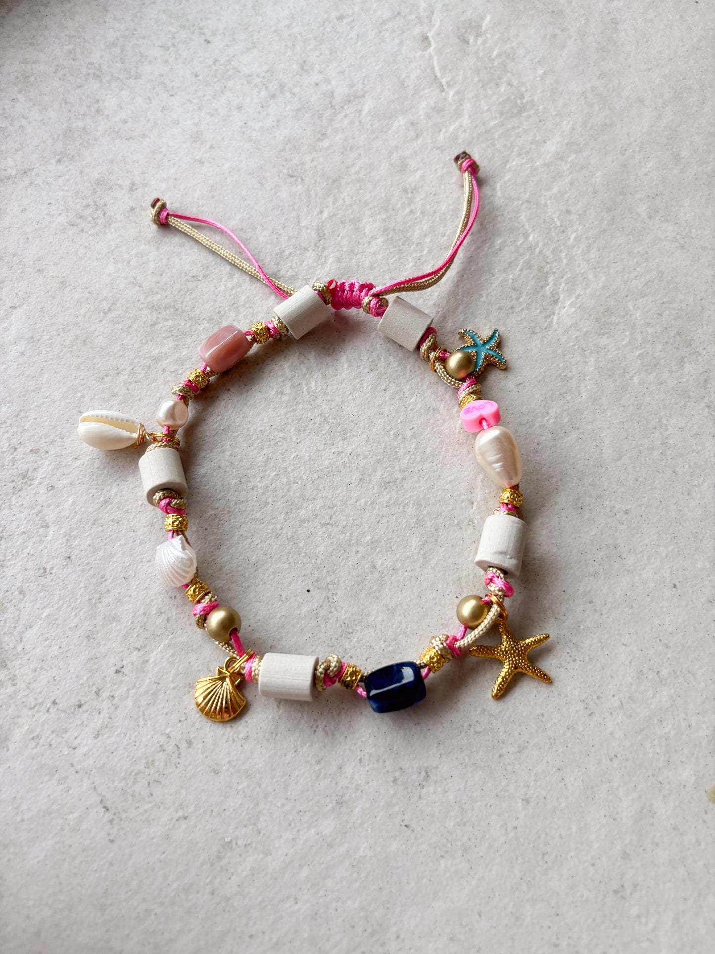 EM Keramik Kette Aloha Rose Charm