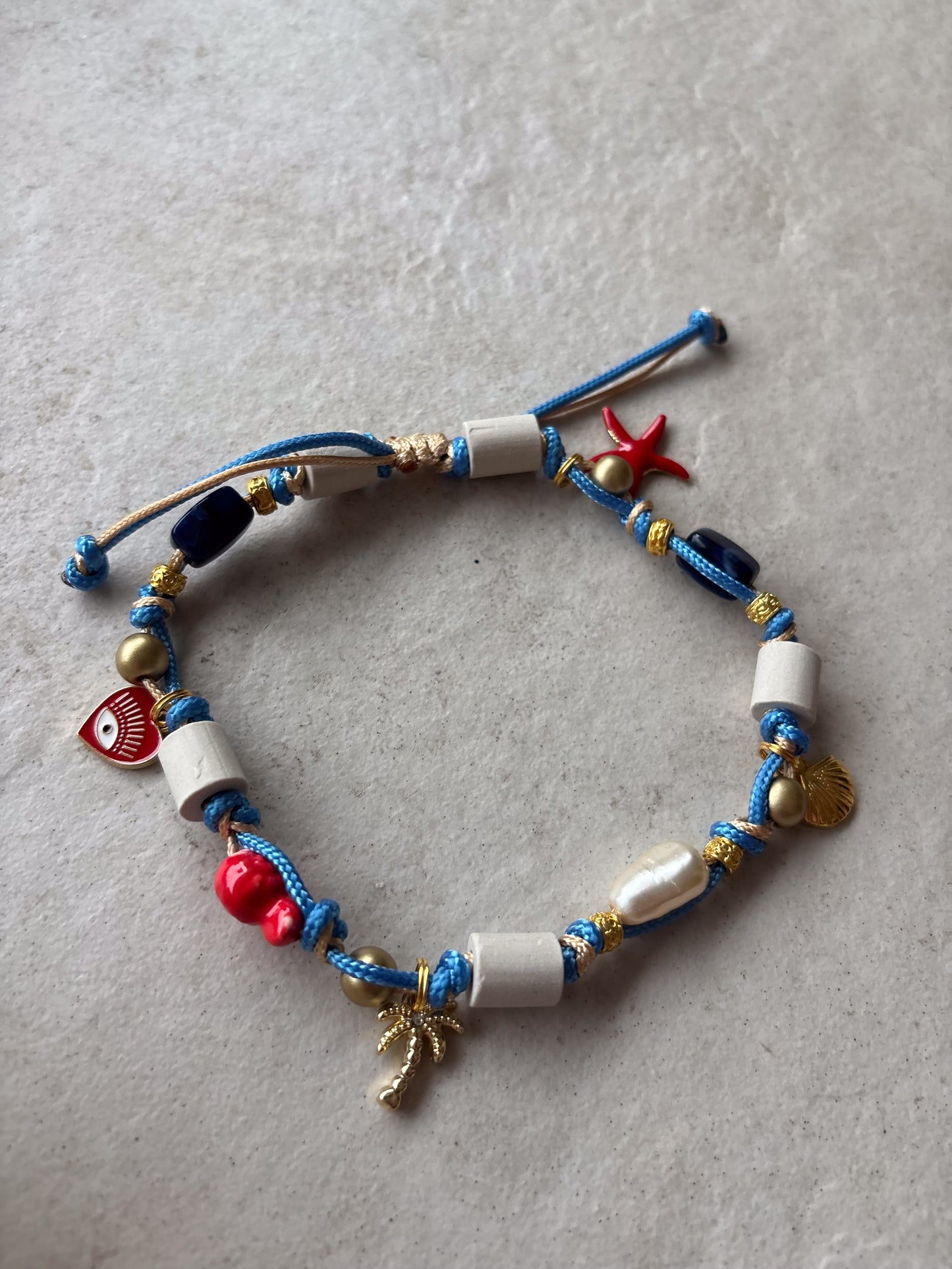 EM Keramik Kette Aloha Lucky Charm