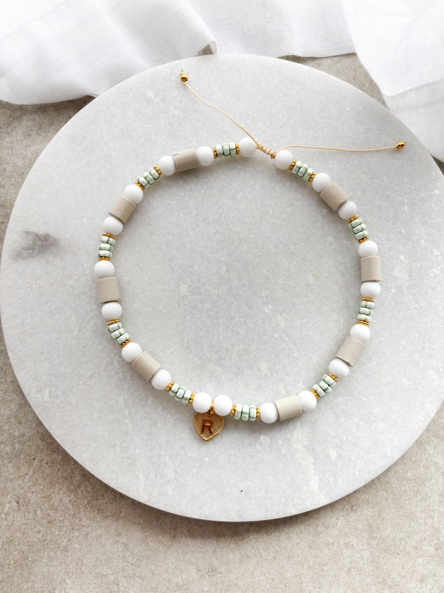 Aloha Signature Heart - White