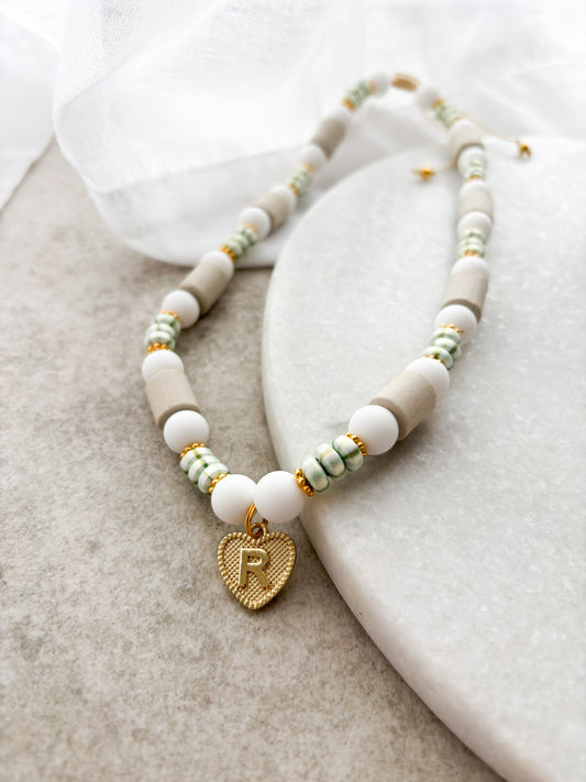 Aloha Signature Heart - White