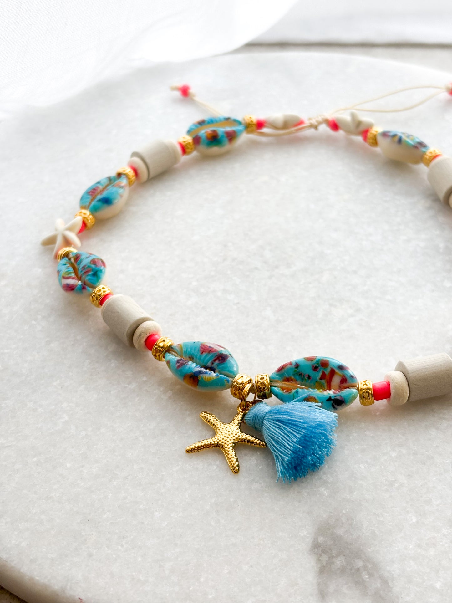 EM Keramik Kette Aloha Ocean Shells