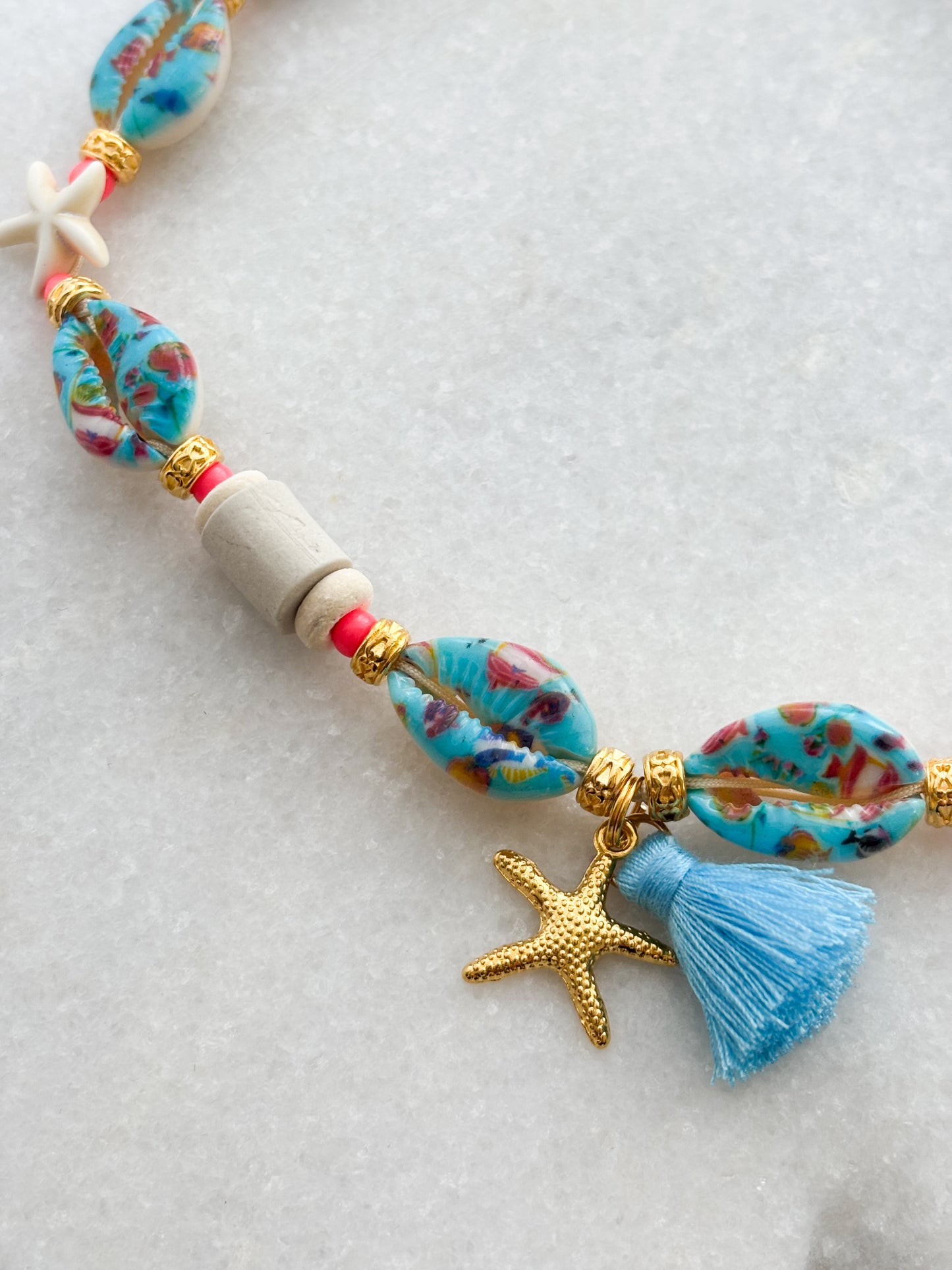 EM Keramik Kette Aloha Ocean Shells