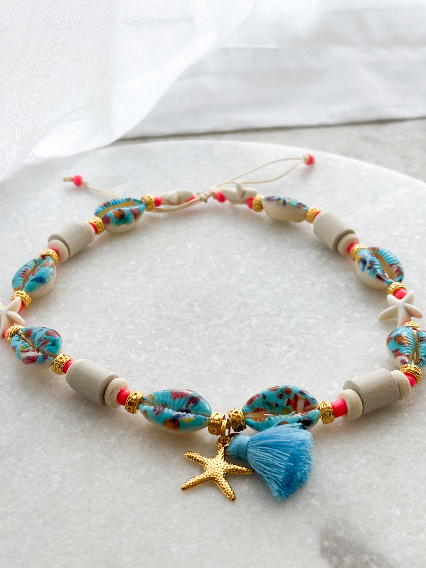 EM Keramik Kette Aloha Ocean Shells