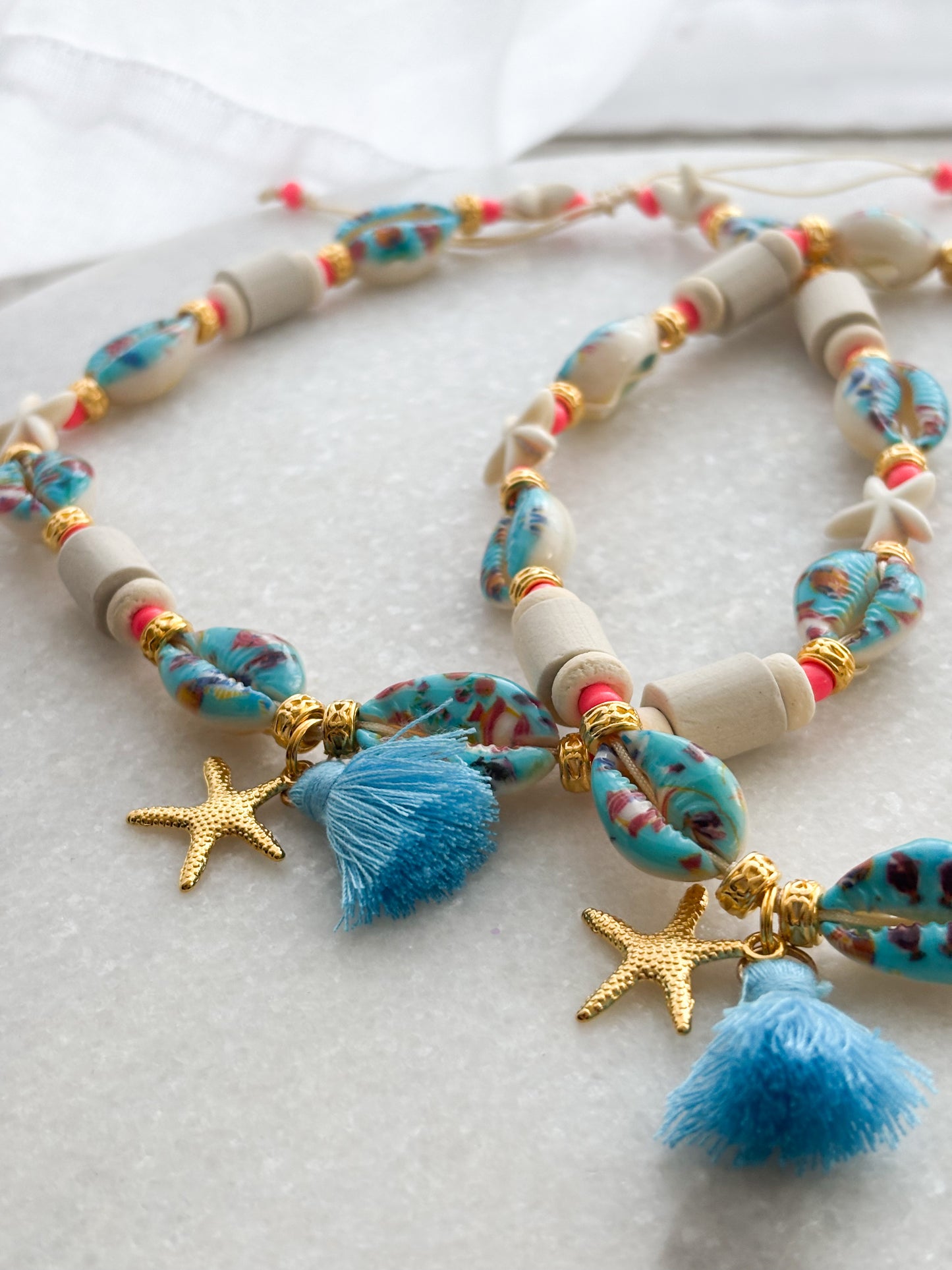 EM Keramik Kette Aloha Ocean Shells