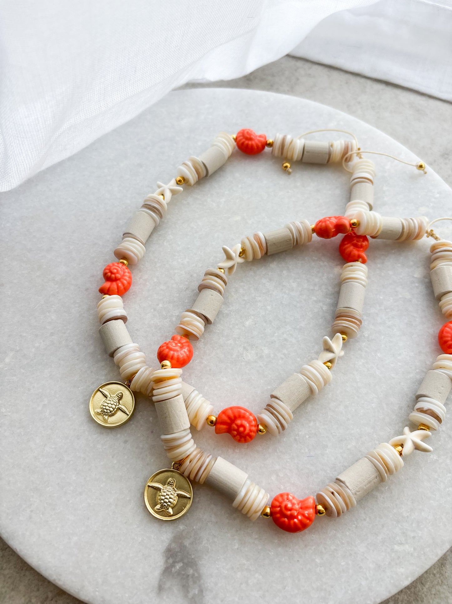 EM Keramik Kette Aloha Moana Coral