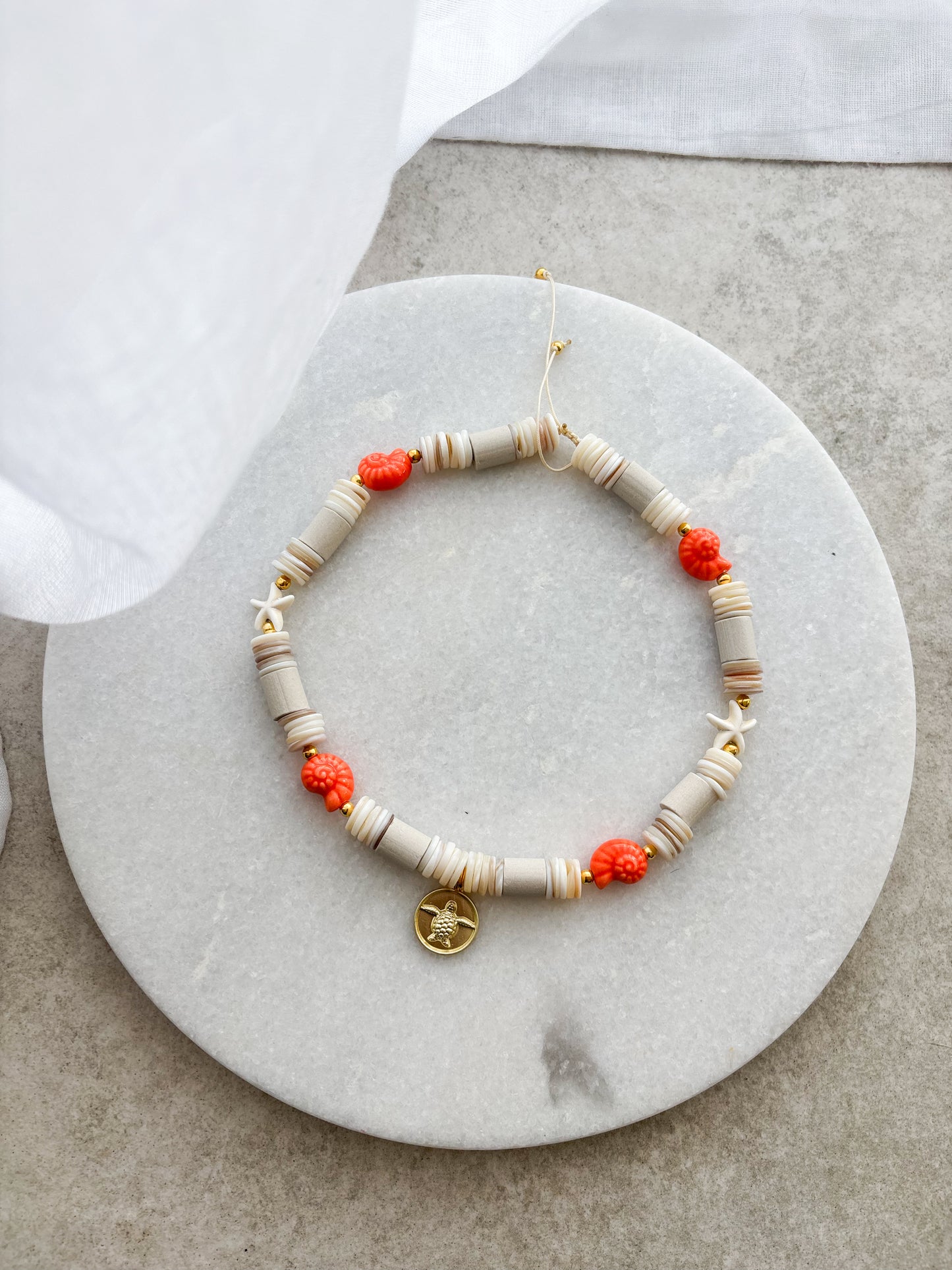 EM Keramik Kette Aloha Moana Coral
