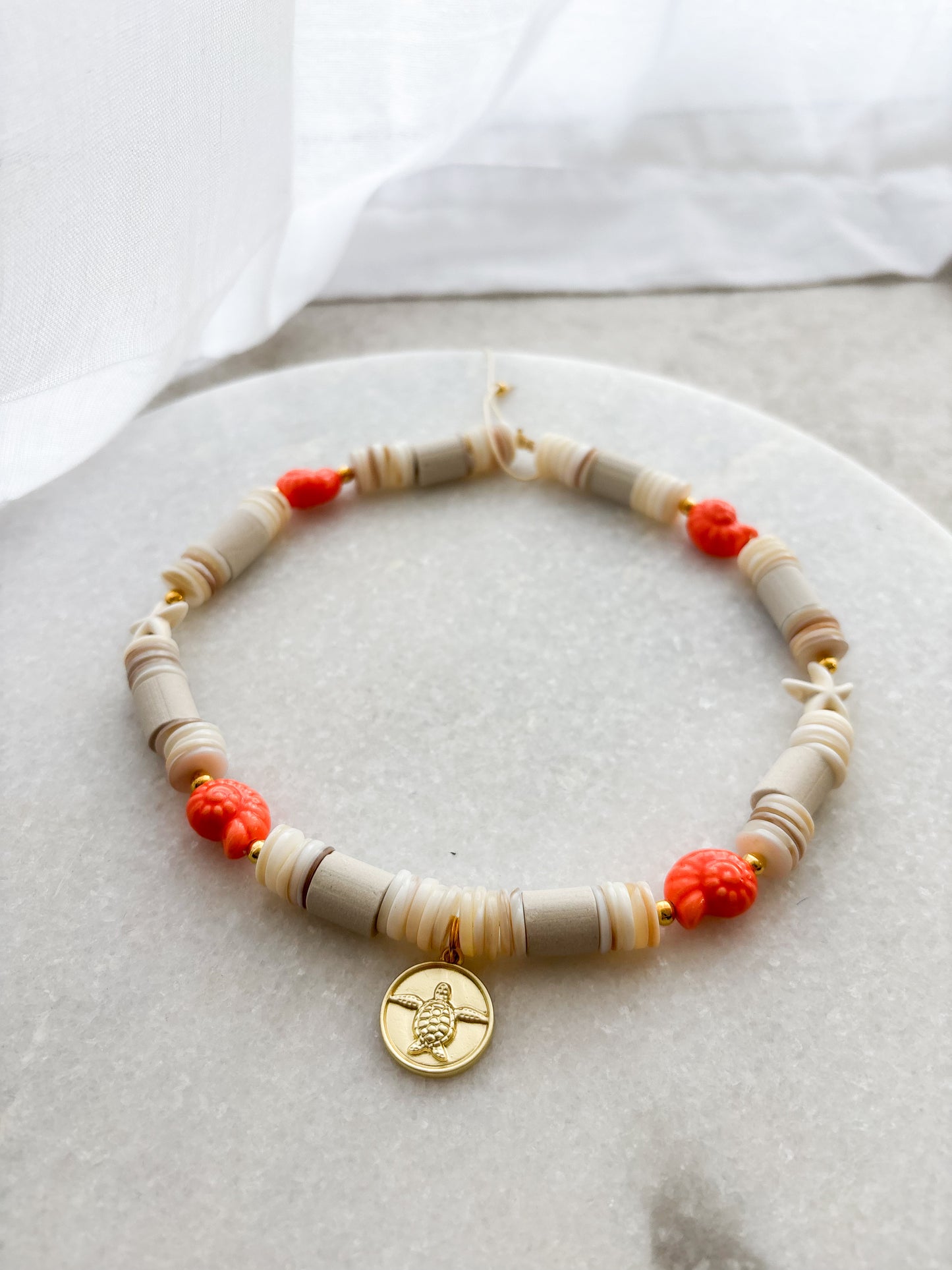 EM Keramik Kette Aloha Moana Coral