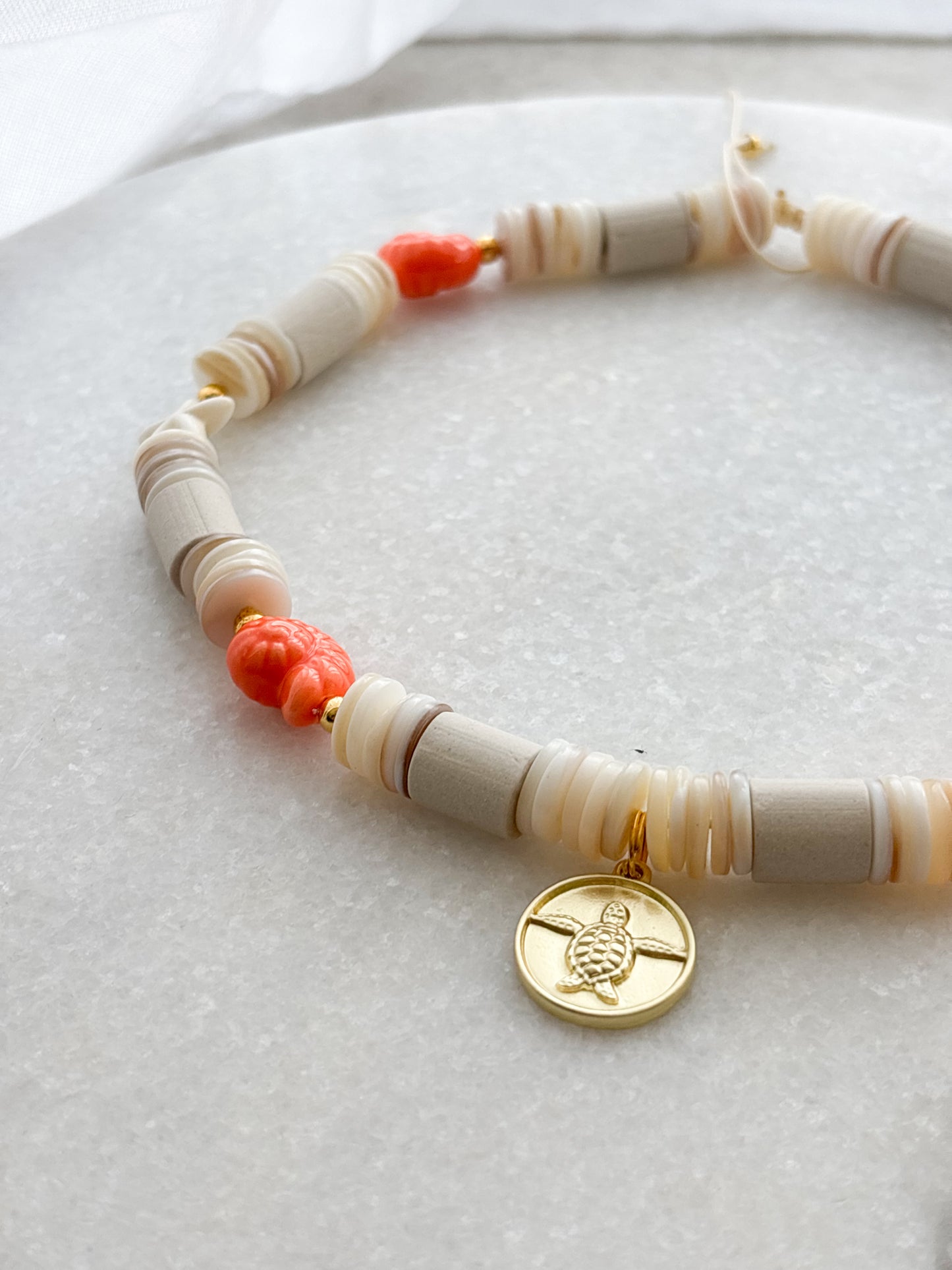 EM Keramik Kette Aloha Moana Coral