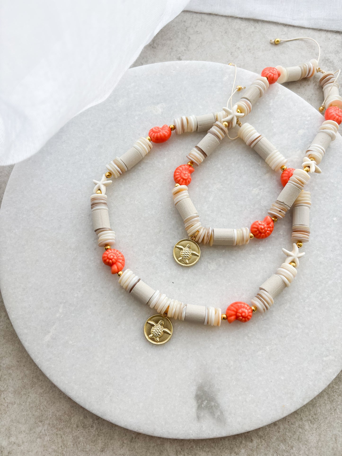 EM Keramik Kette Aloha Moana Coral