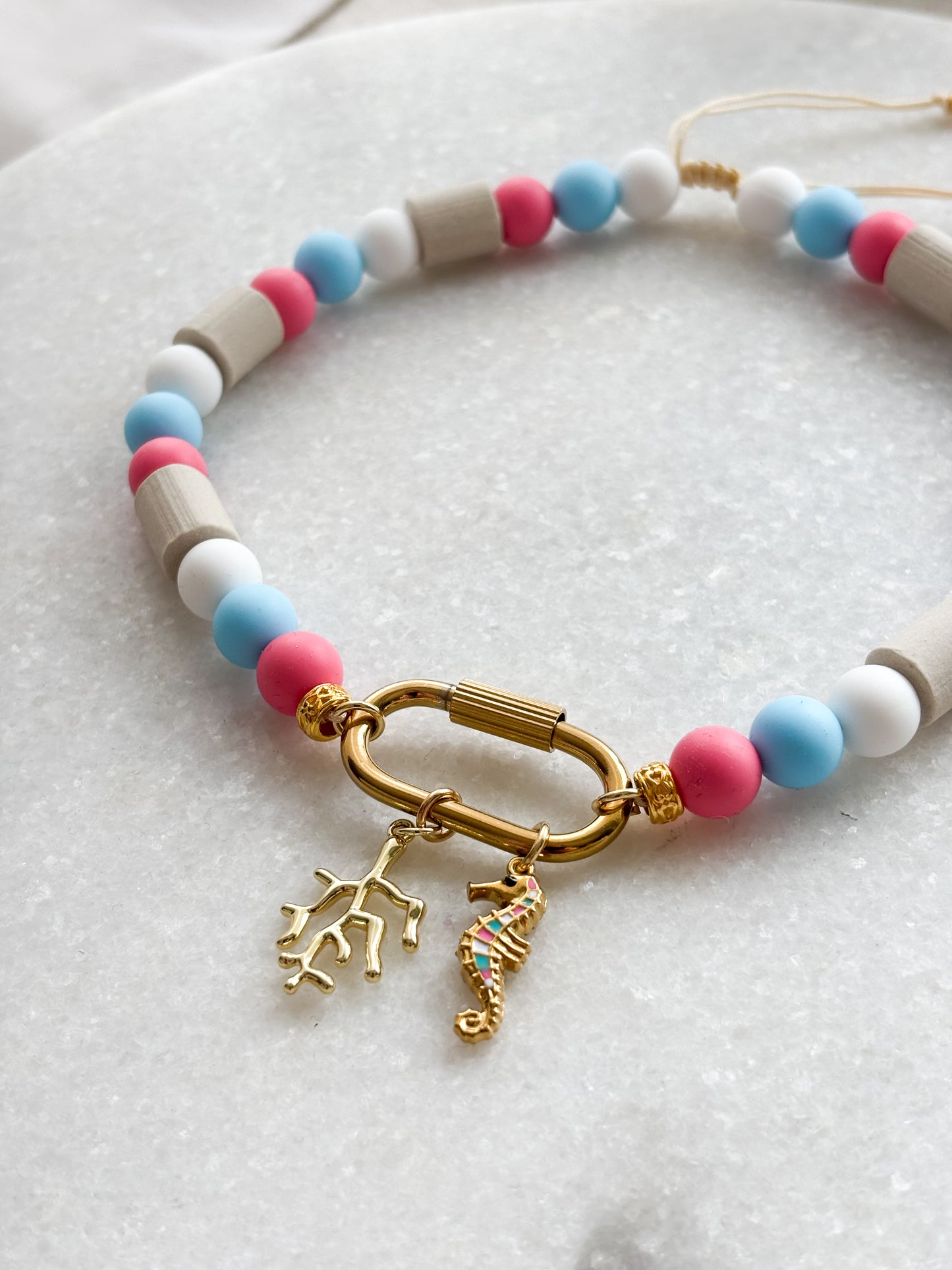 Choose your Charm Rose EM Keramik Kette