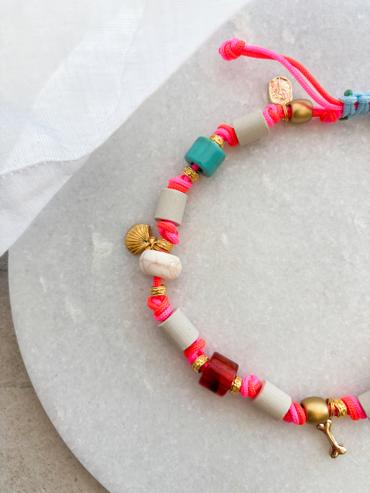 EM Keramik Kette Aloha Neon Charm