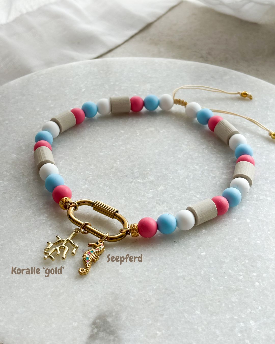 Choose your Charm Rose EM Keramik Kette