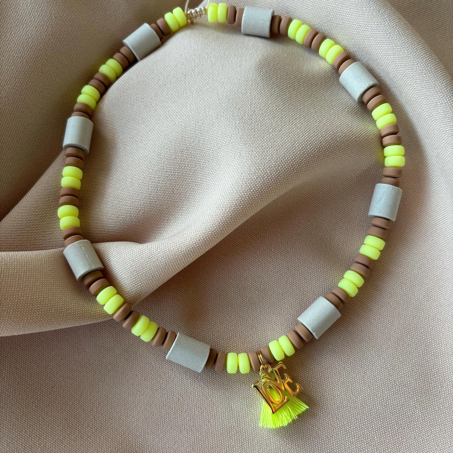 EM Keramik Kette Aloha Lemon