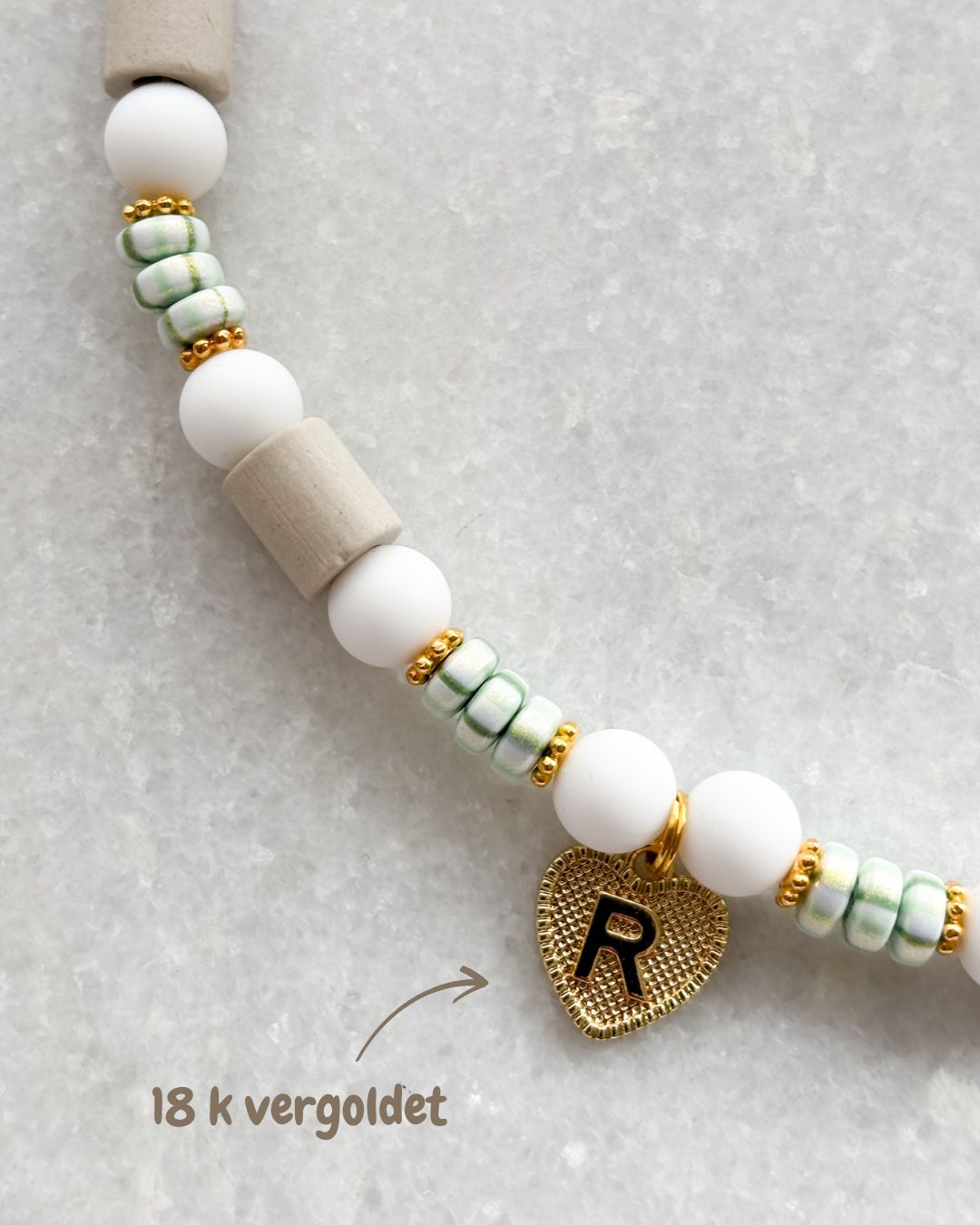 Aloha Signature Heart - White